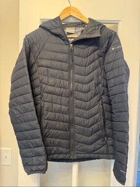 Columbia Women’s Navy Quilted Hooded Puffer Jacket